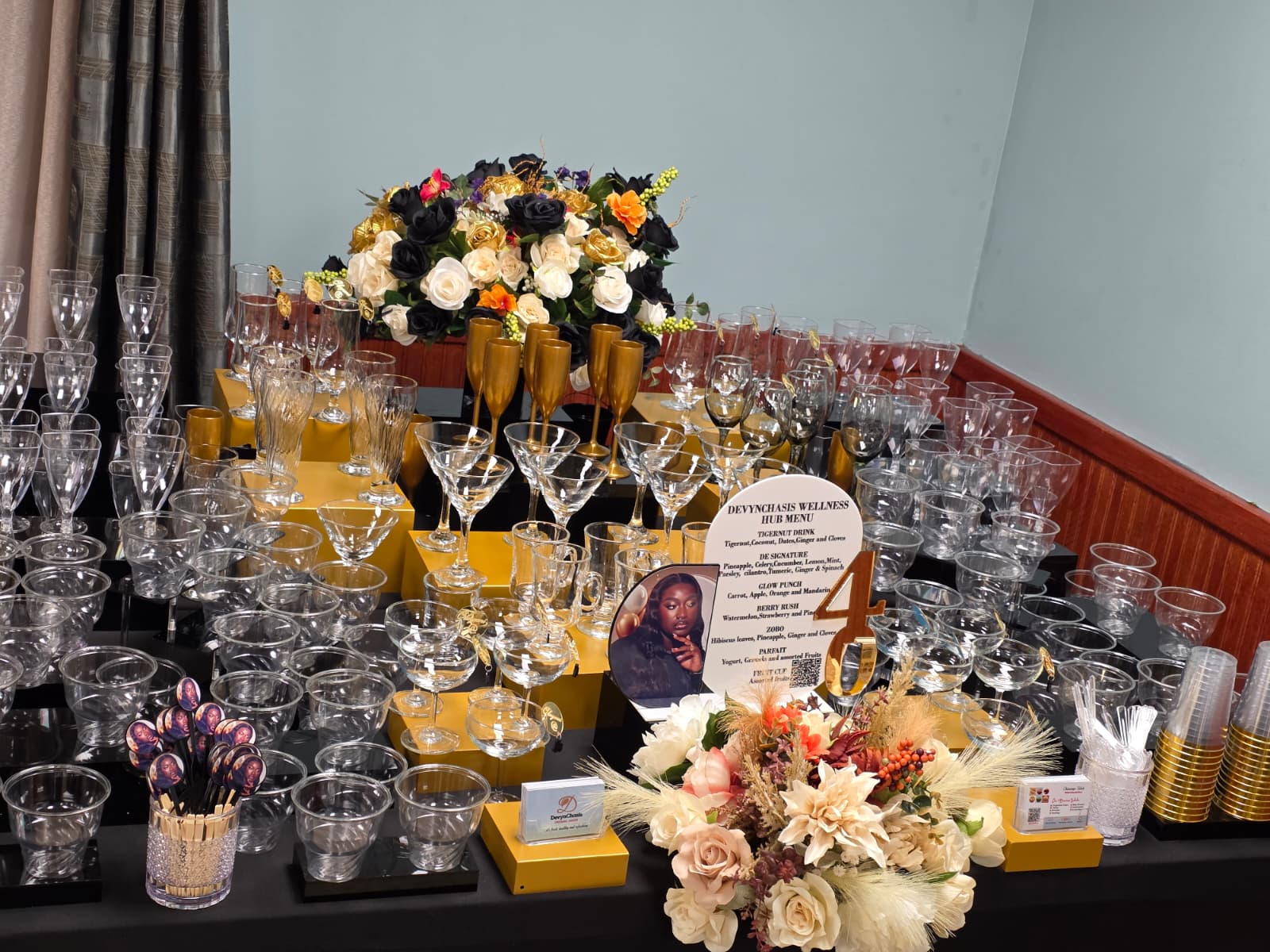 DevynChasis wellness event menu